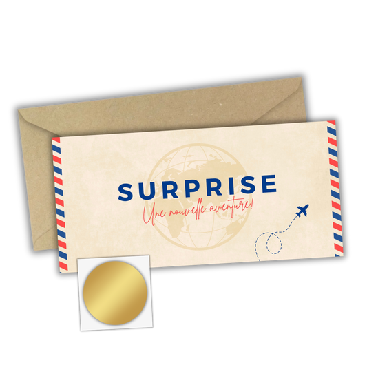 Carte d’Embarquement Voyage Surprise à Gratter ✈️