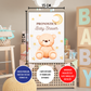 20 Cartes Pronostics Baby Shower Ourson 🧸