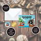 Kit Création 10 Cartes d'Invitation pour Anniversaire Pirates 🏴‍☠️