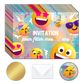 Kit Création 10 Cartes d'Invitation pour Anniversaire Emoji 😄