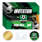 Kit Création 10 Cartes d'Invitation pour Anniversaire Football ⚽️