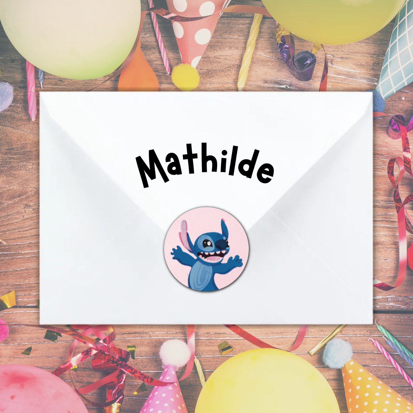 Kit Création 10 Cartes d'Invitation pour Anniversaire Lilo 🏄‍♀️